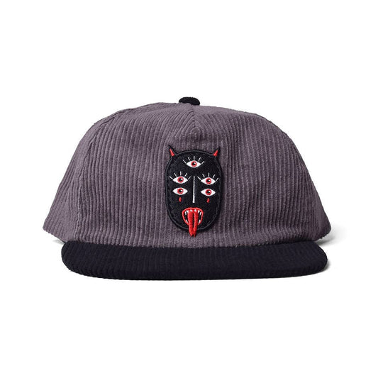 The Park After Dark - Charcoal Corduroy Snake Lord Hat