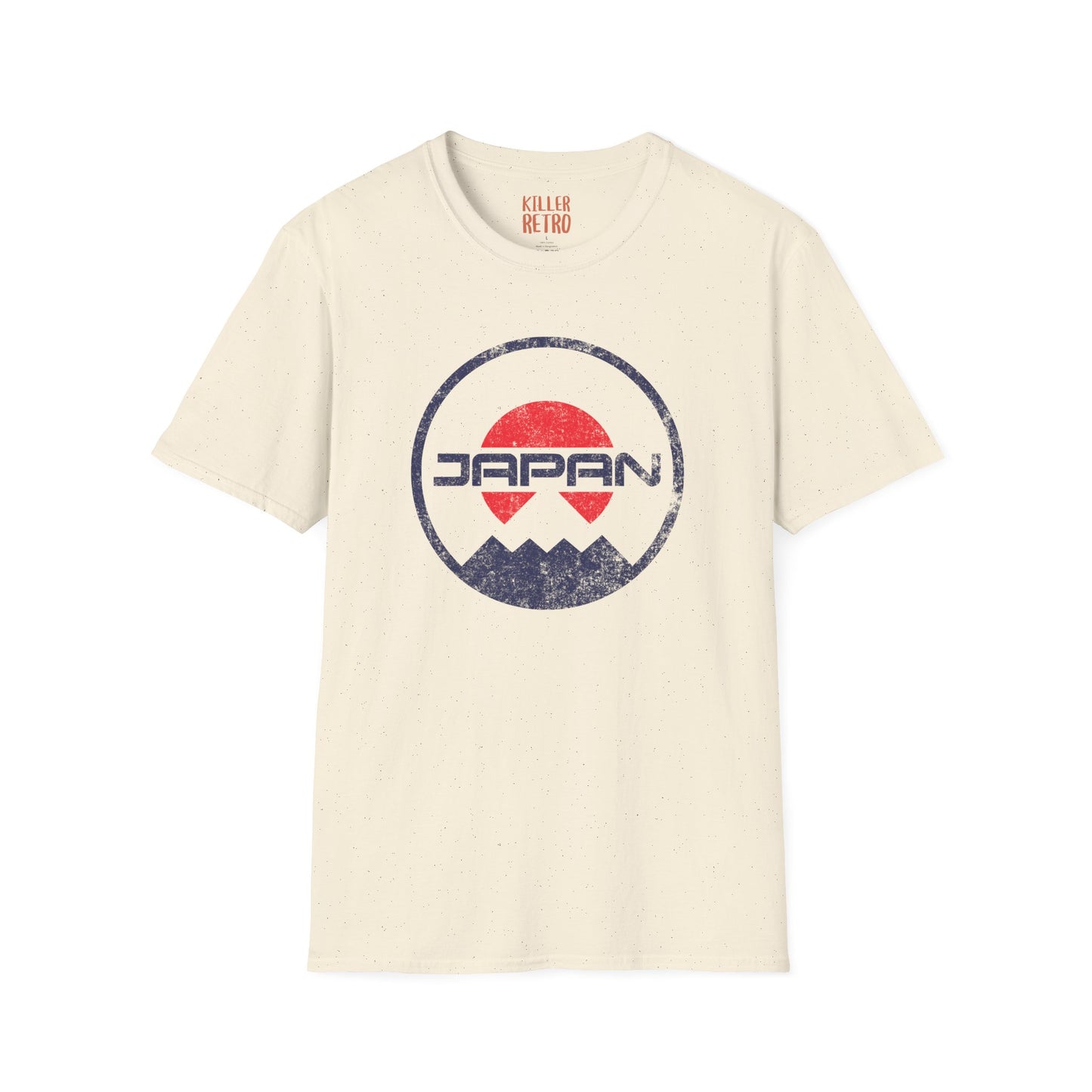 Japan Retro Sun & Mt Fuji Graphic T-Shirt
