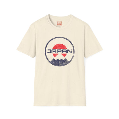 Japan Retro Sun & Mt Fuji Graphic T-Shirt