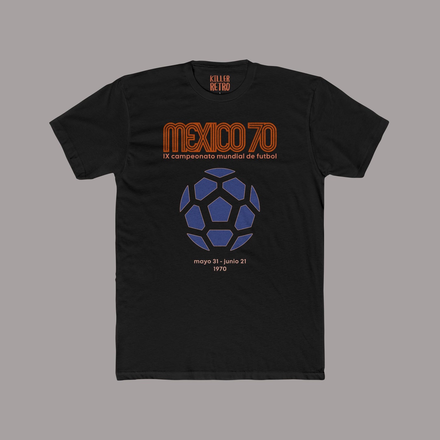 Vintage Mexico 70  Soccer - Football Shirt.