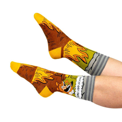 FootClothes LLC - This is Fine. Also, Not Fine. Crew Socks