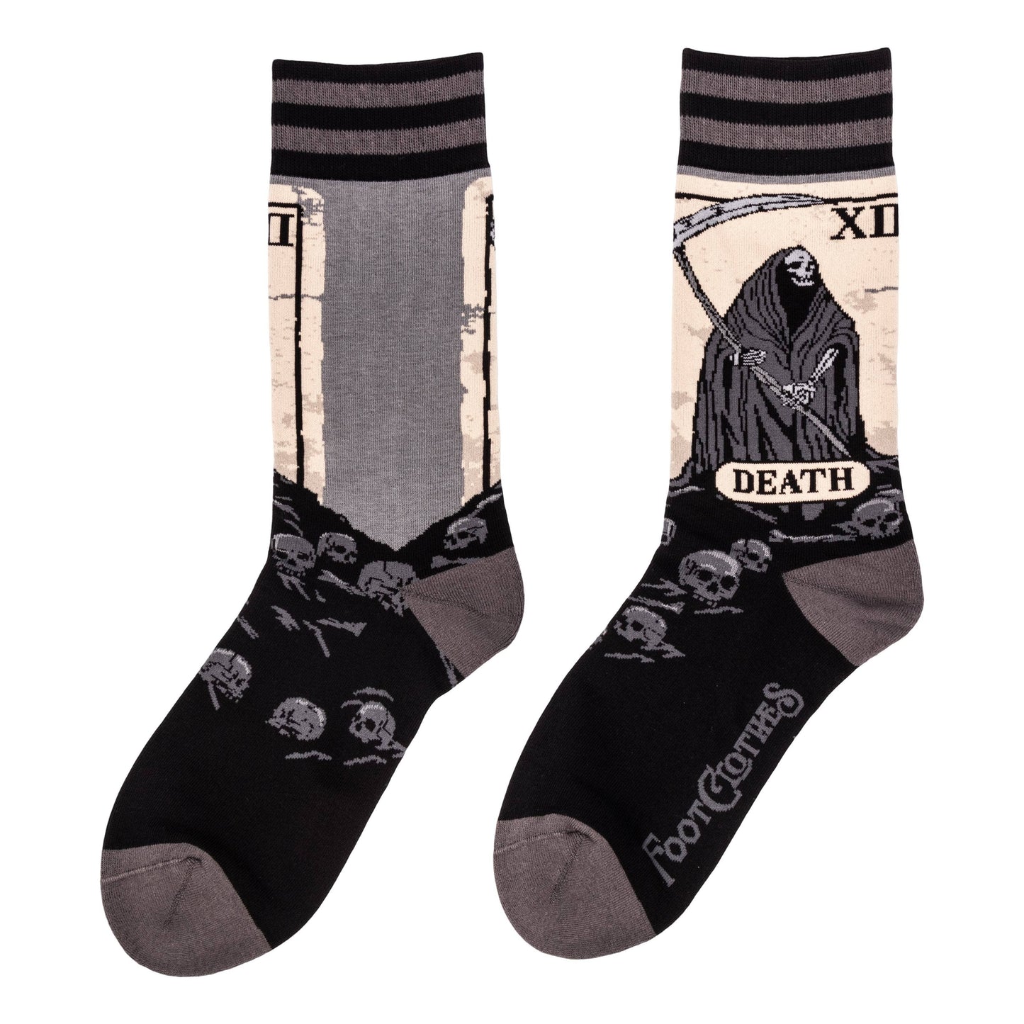FootClothes LLC - Death Tarot Card Socks