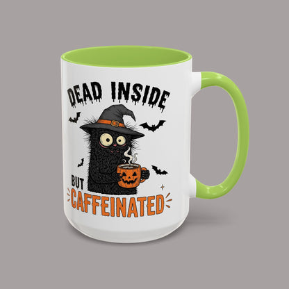 Dead Inside But Caffeinated Halloween Coffee Mug