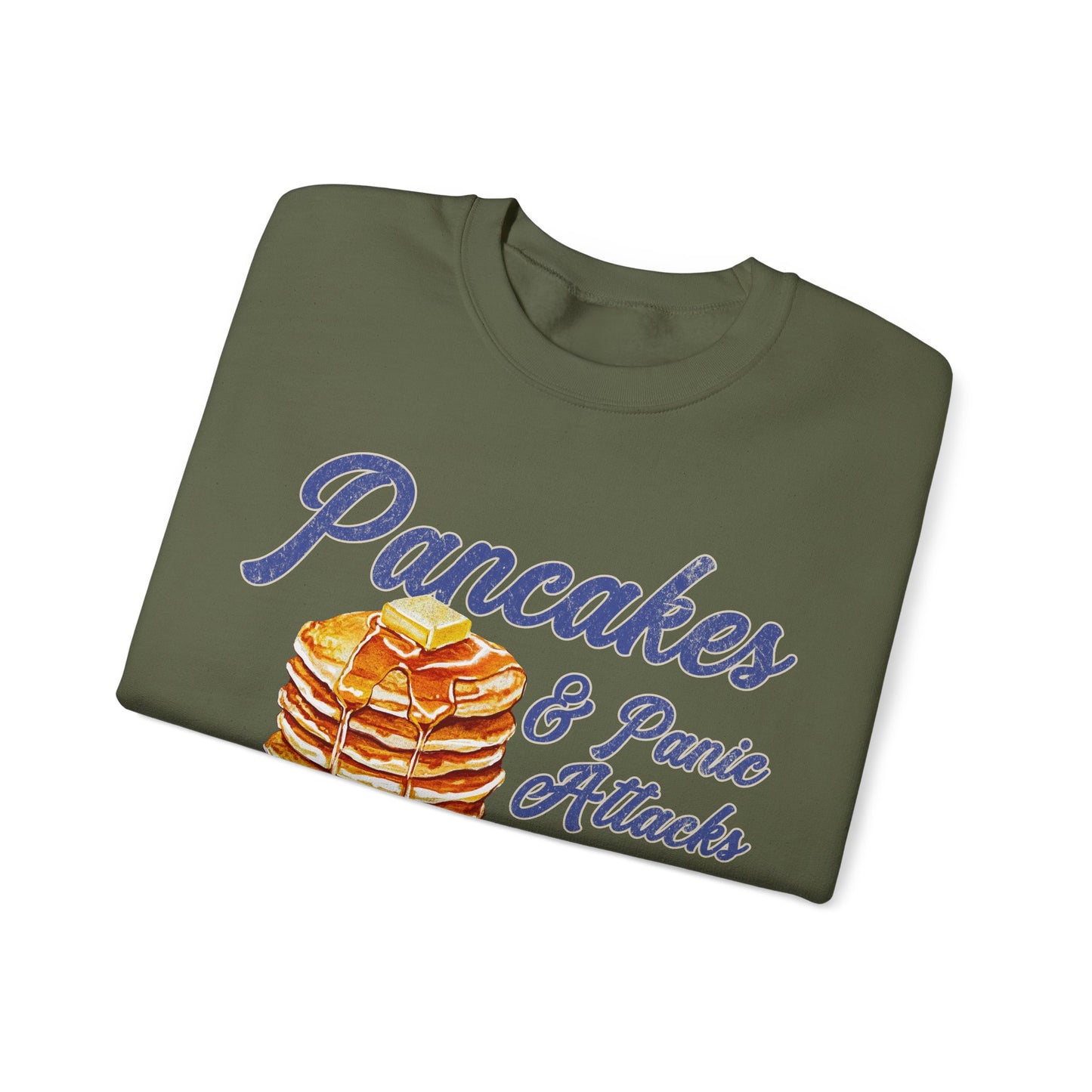 Retro Pancakes & Panic Attacks Sweatshirt