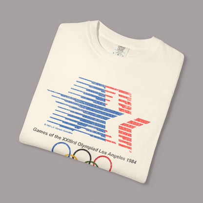 1984 LA Olympics Retro Graphic Tee, Vintage Unisex T-shirt, Classic 80s Sports Shirt, Olympic Games Gift, Athletic Tee Shirt
