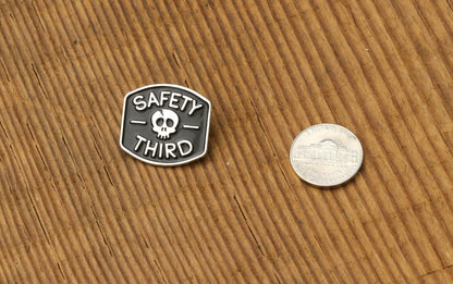 Squatchy - Safety 3rd Skull Enamel Pin