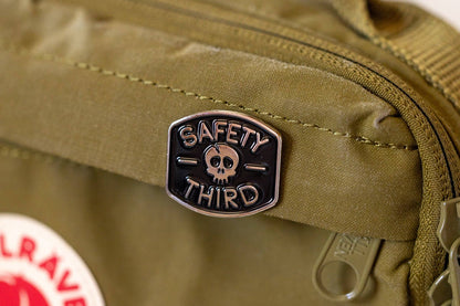 Squatchy - Safety 3rd Skull Enamel Pin