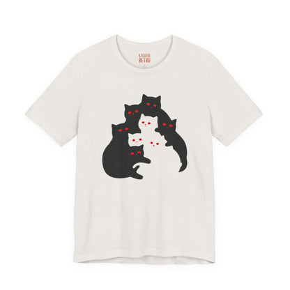 Cute Cat Family Unisex Jersey Tee