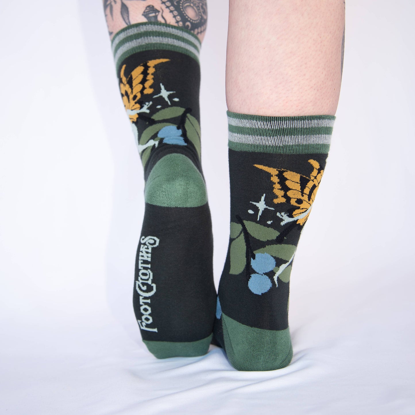 FootClothes LLC - Fanciful Fairies Crew Socks