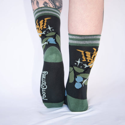 FootClothes LLC - Fanciful Fairies Crew Socks