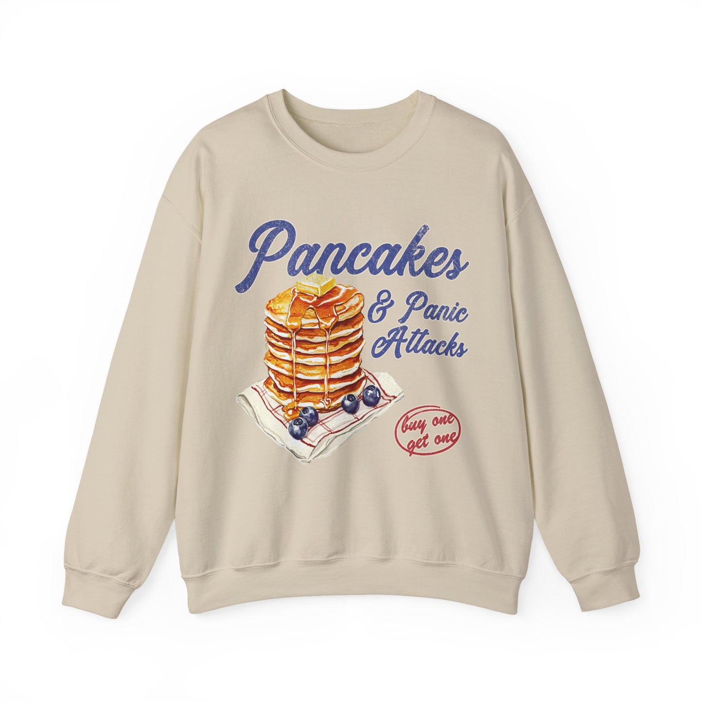 Retro Pancakes & Panic Attacks Sweatshirt