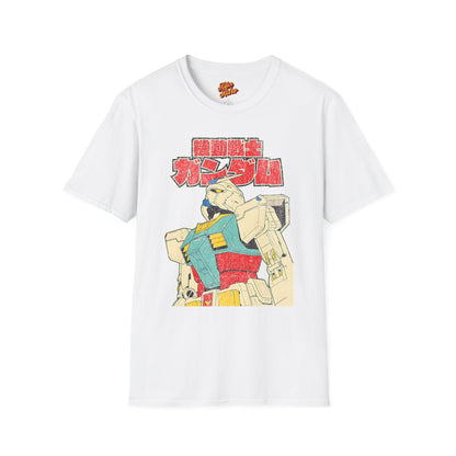Vintage Mobile Suit Gundam Tee - Retro Japanese Anime T-shirt