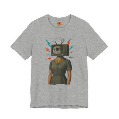 TV Head Retro Collage Graphic Tee