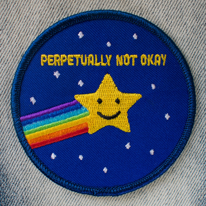 Perpetually Not Okay (Iron-On Patch)