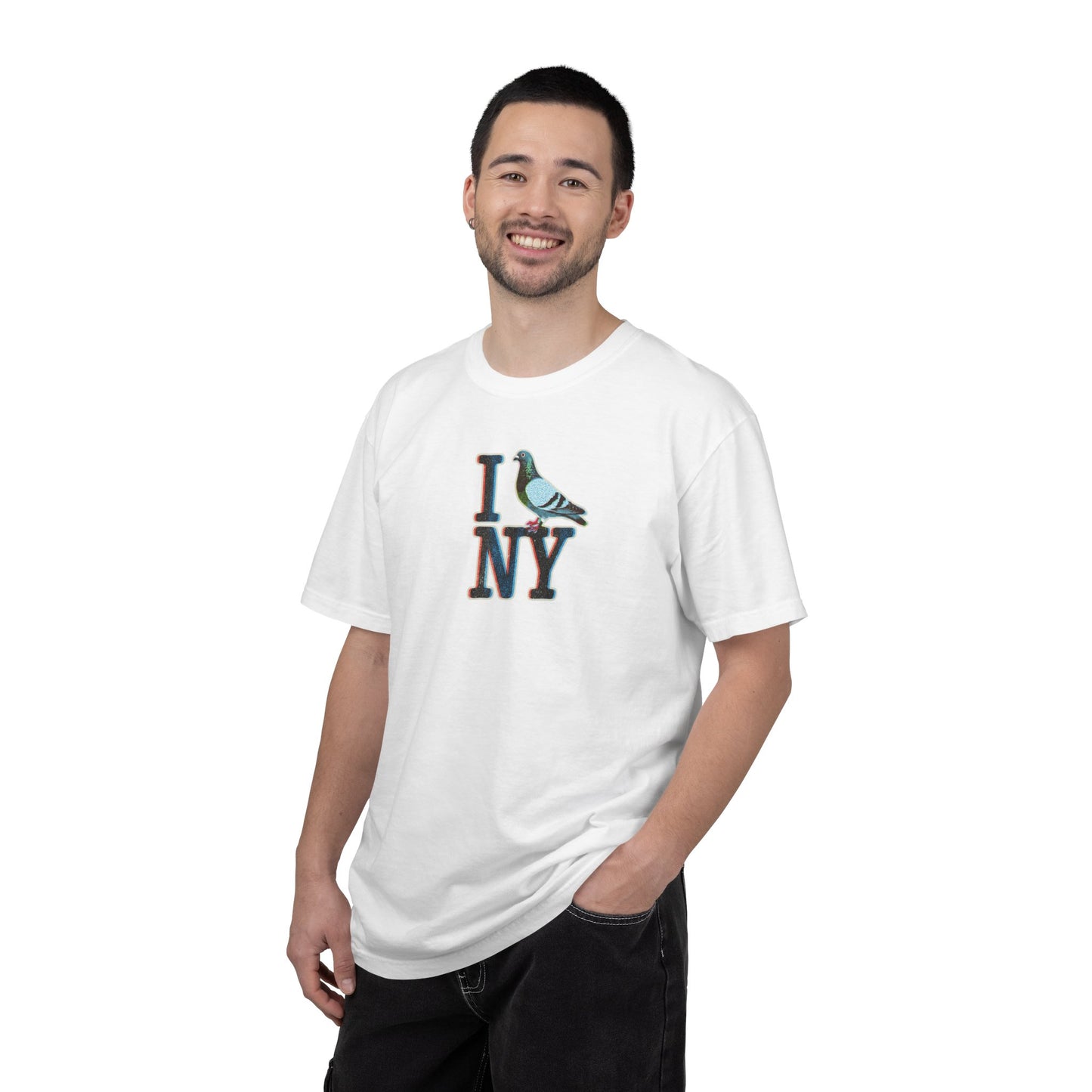 I (Pigeon) NY T-Shirt — Retro New York City Pigeon Tee