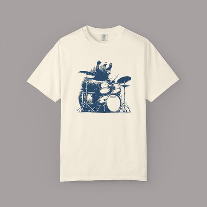 Drumming Bear Graphic T-Shirt