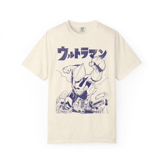 Unique Ultraman Vintage Graphic Tee.