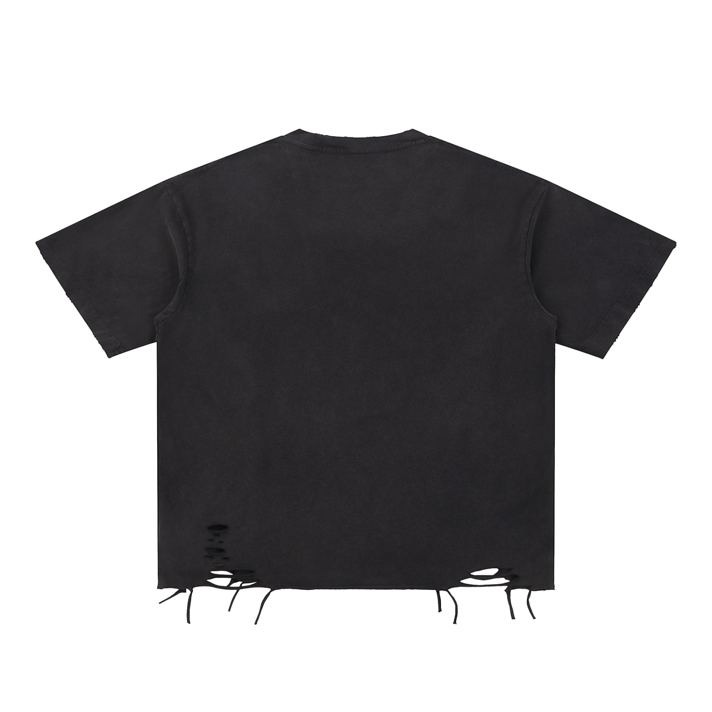 Snow Washed Raw-Hem Cowboy T-Shirt