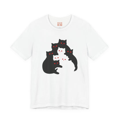 Cute Cat Family Unisex Jersey Tee