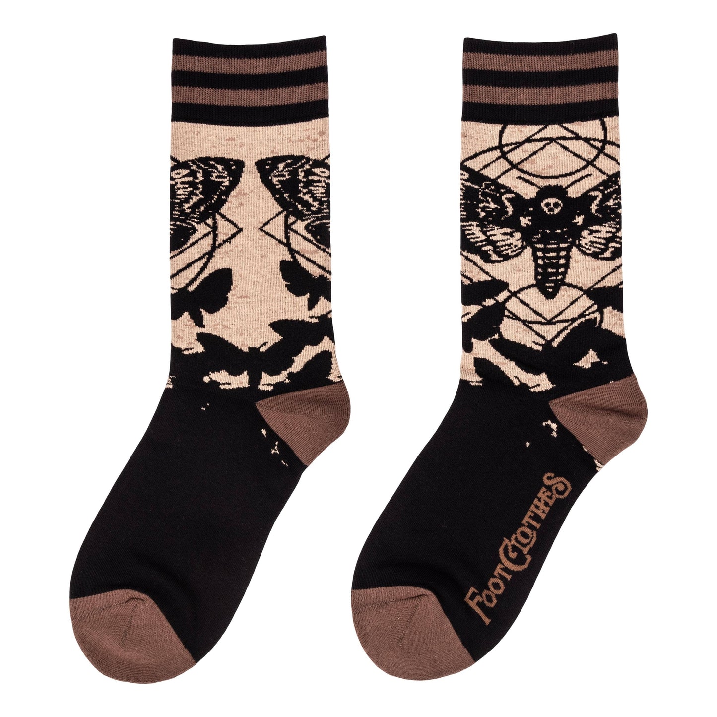 FootClothes LLC - Death's Head Hawkmoth Socks