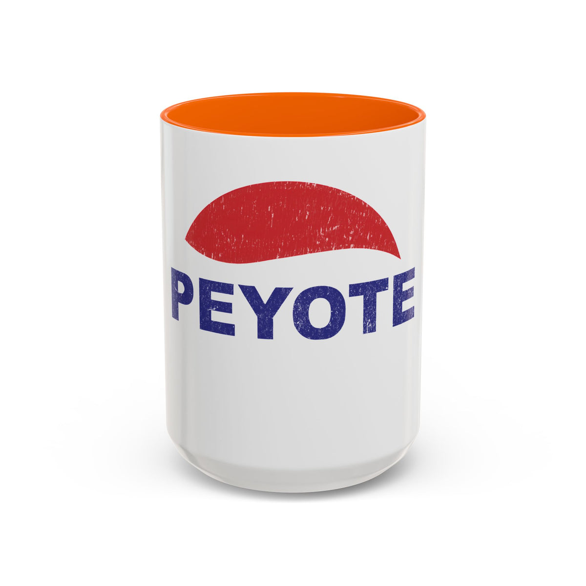 Peyote Parody Coffee Mug – Retro Distressed Graphic 11/15oz