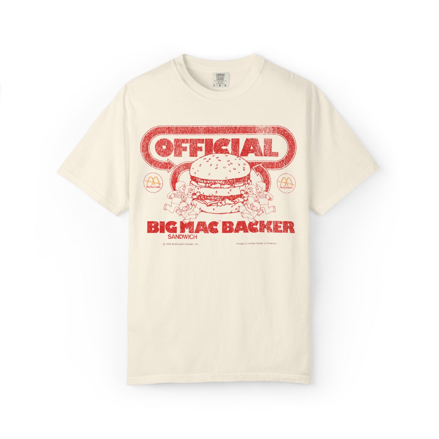 Vintage Restored 1978 Official Big Mac Backer T-Shirt