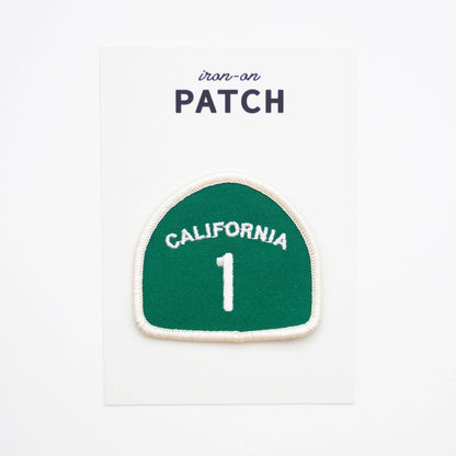 Union Made - Califonria Pacific Coast Highway 1 Embroidered Iron on Patch