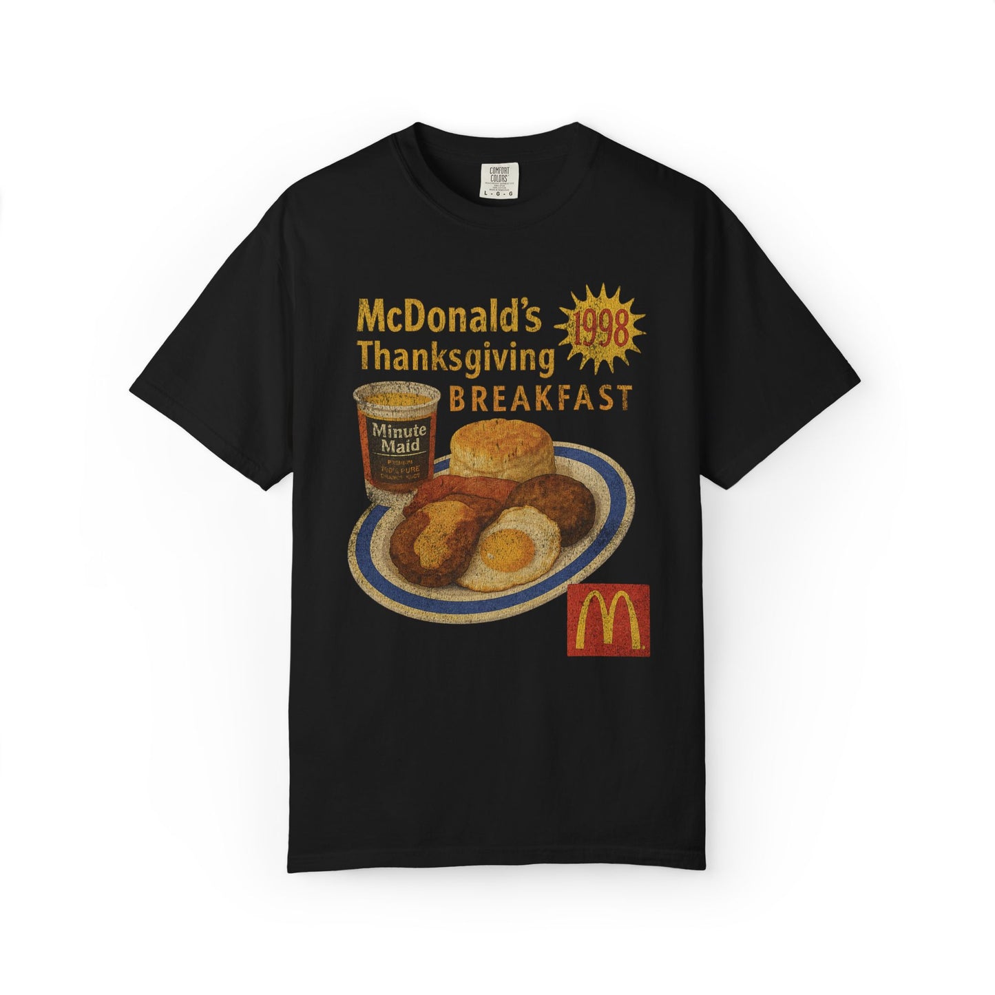 Vintage 1998 Mc Donals Thanksgiving Breakfast T-Shirt