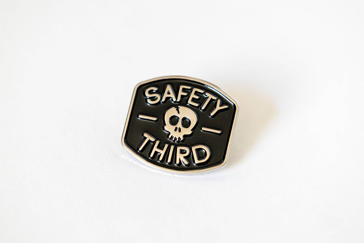 Squatchy - Safety 3rd Skull Enamel Pin