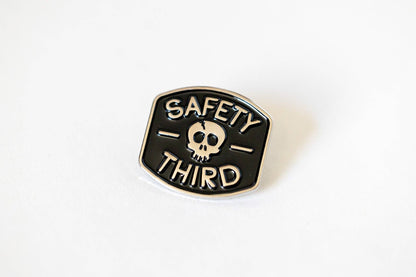 Squatchy - Safety 3rd Skull Enamel Pin