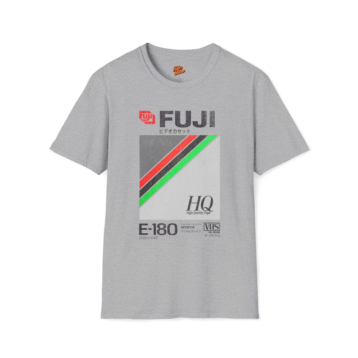 Retro 80's Fuji VHS Tape Unisex Soft-style T-Shirt