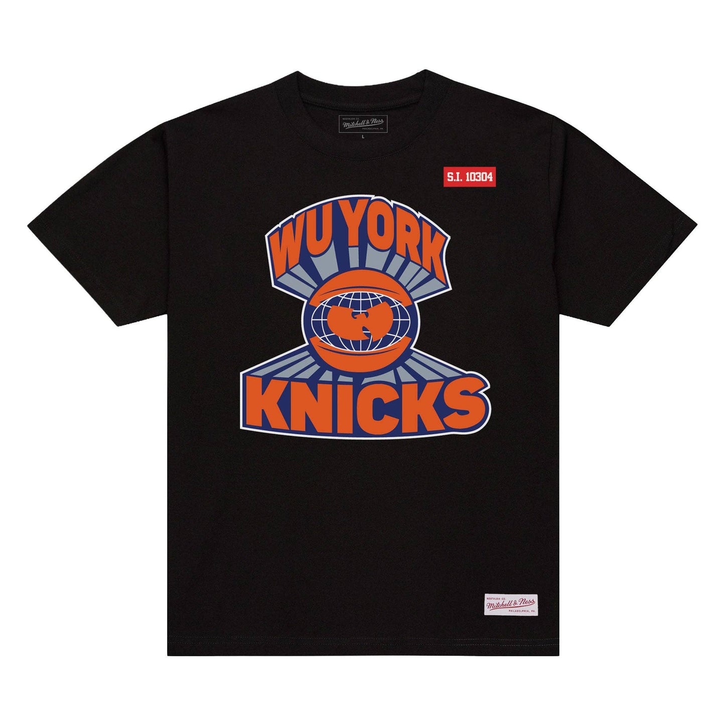 Official New York Knicks x Wu-Tang Black Wu York Graphic Tee