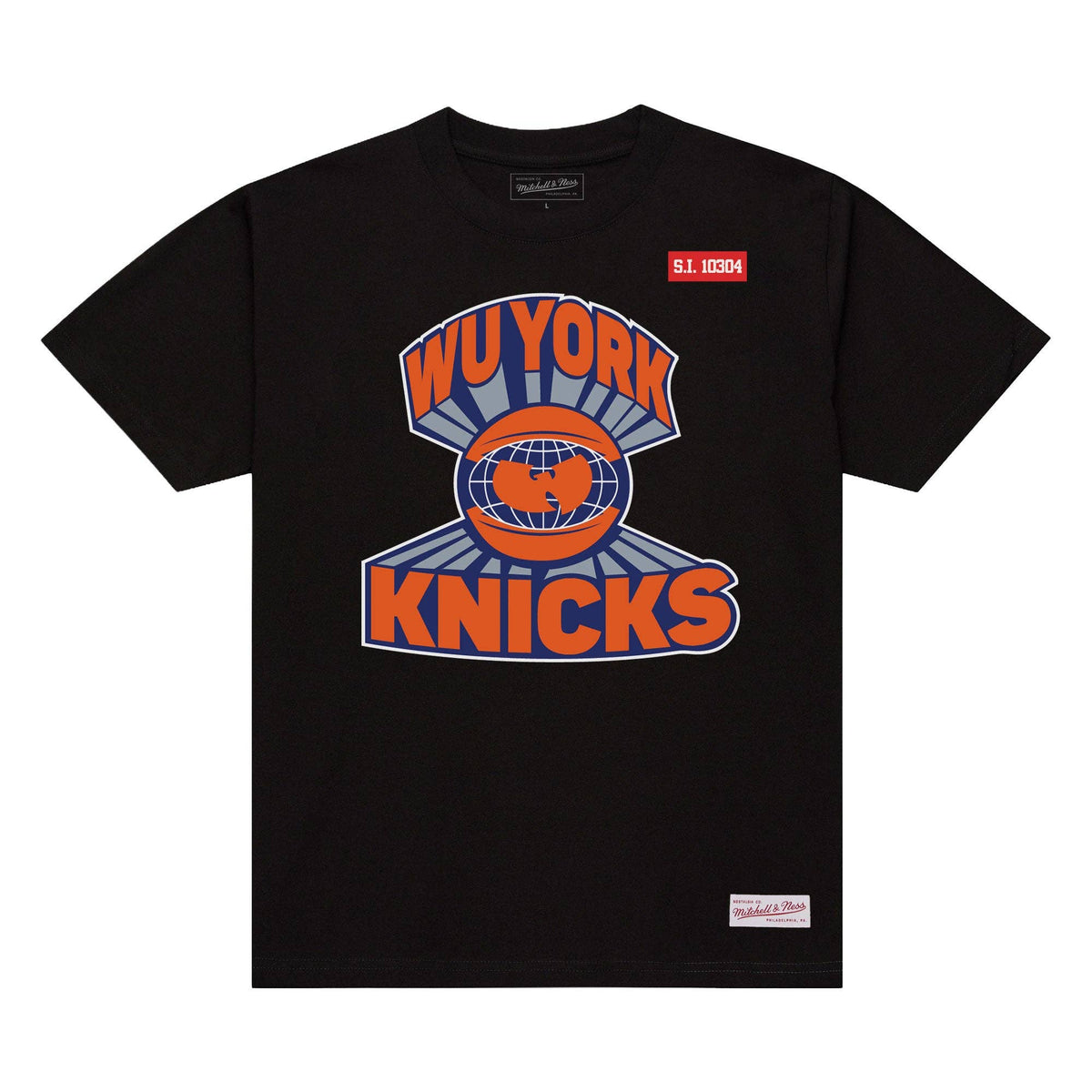 Official New York Knicks x Wu-Tang Black Wu York Graphic Tee