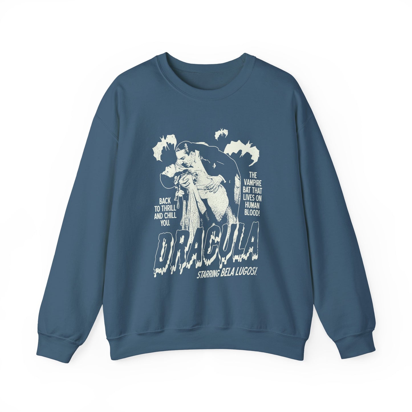 Vintage Dracula Halloween Horror Sweatshirt