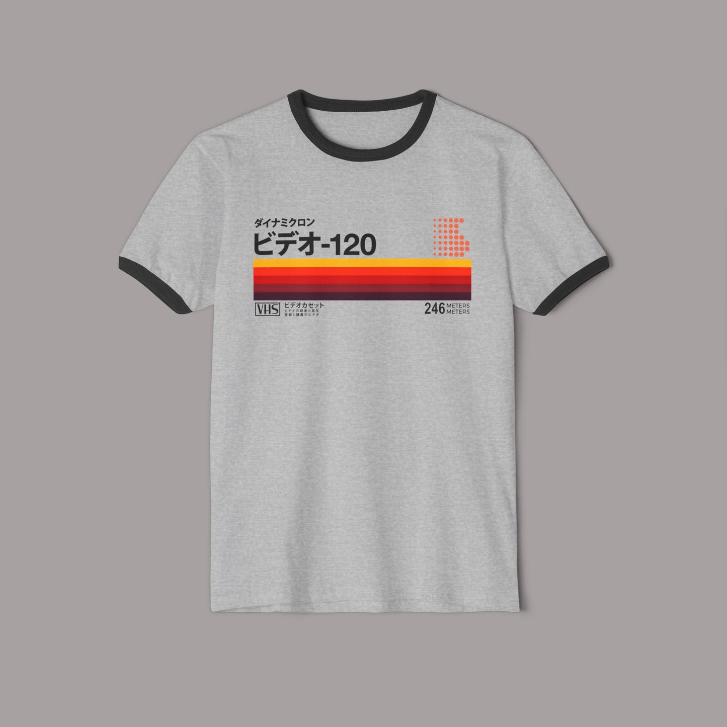 Retro Japanese VHS Tape 80's Ringer T-Shirt