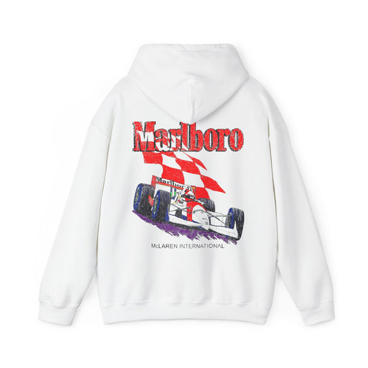 Retro 90s Formula 1 Graphic Hoodie — Vintage Racing Sweatshirt
