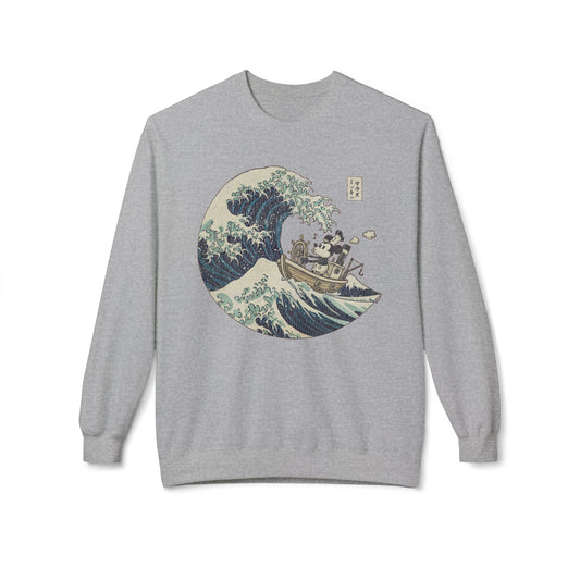 Mickey Mouse in Japan Great Wave Of Kanagawa Vintage Sweatshirt