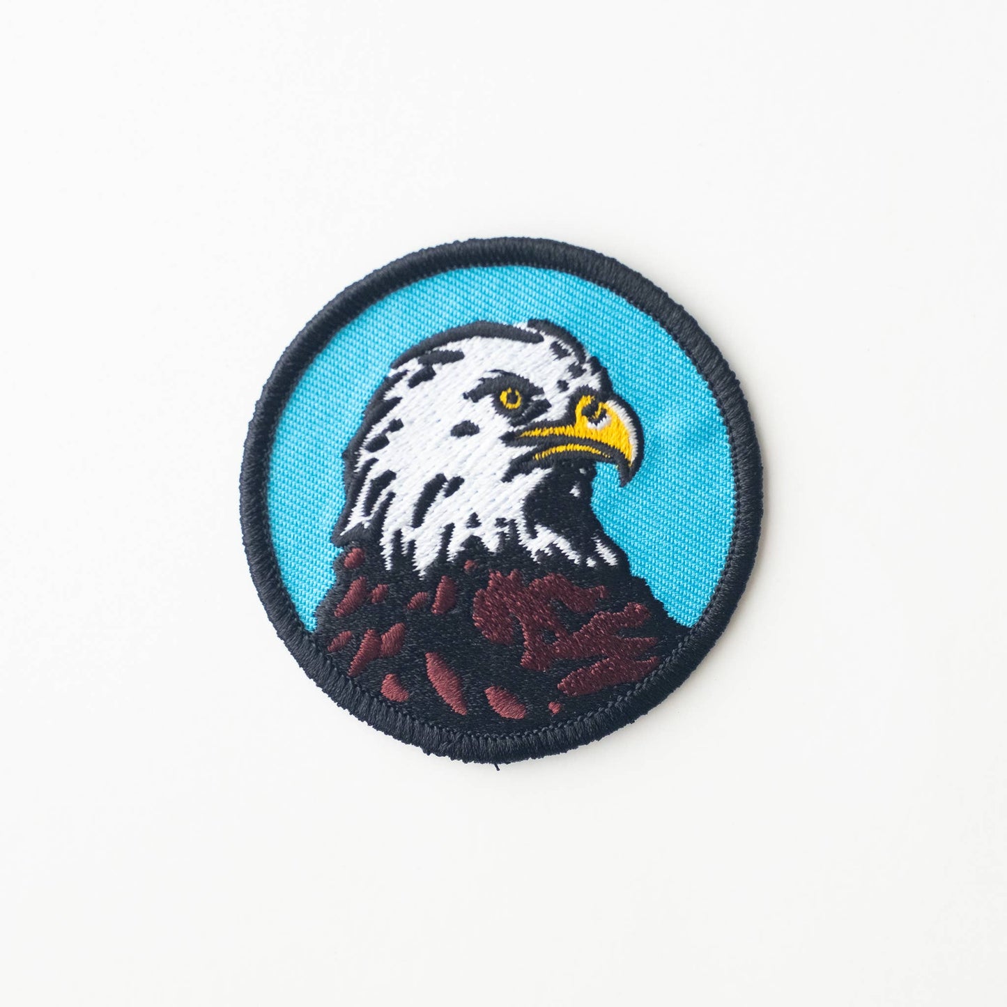Union Made - Freedom Eagle Embroidered Iron on Patch