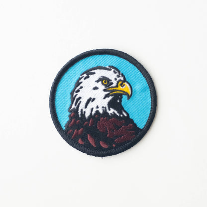 Union Made - Freedom Eagle Embroidered Iron on Patch