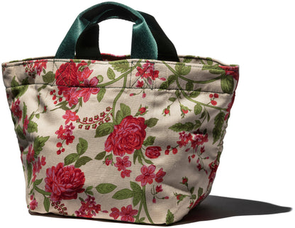 Puebco - Vintage Tent Fabric with Printed Pattern Bag