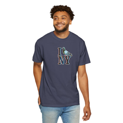 I (Pigeon) NY T-Shirt — Retro New York City Pigeon Tee
