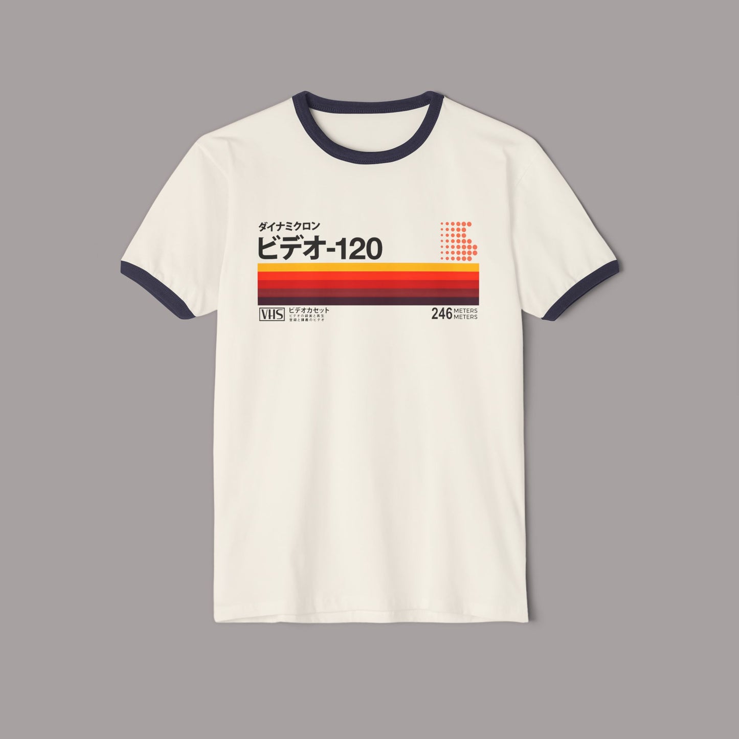 Retro Japanese VHS Tape 80's Ringer T-Shirt