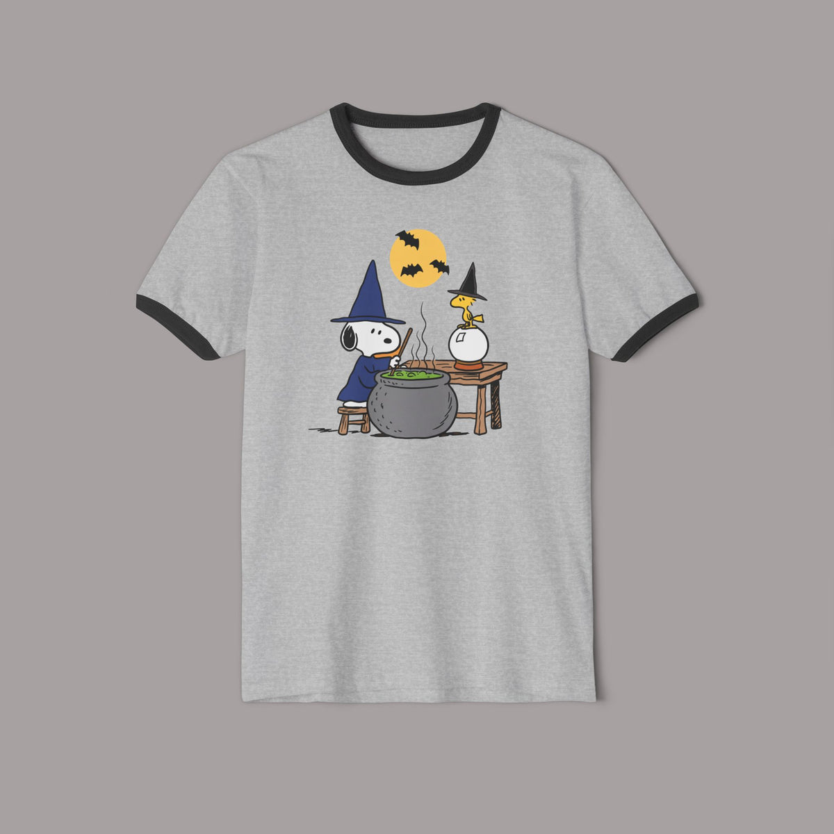 Retro Snoopy Cute Halloween Witch Tee