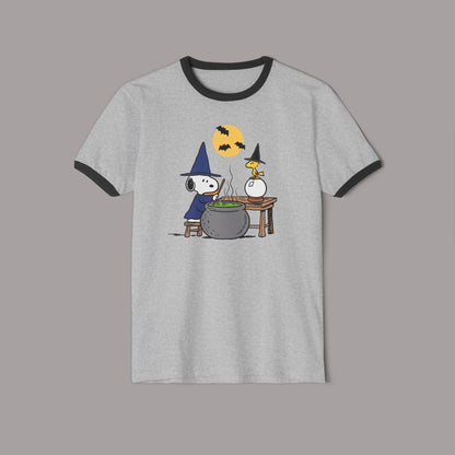 Retro Snoopy Cute Halloween Witch Tee