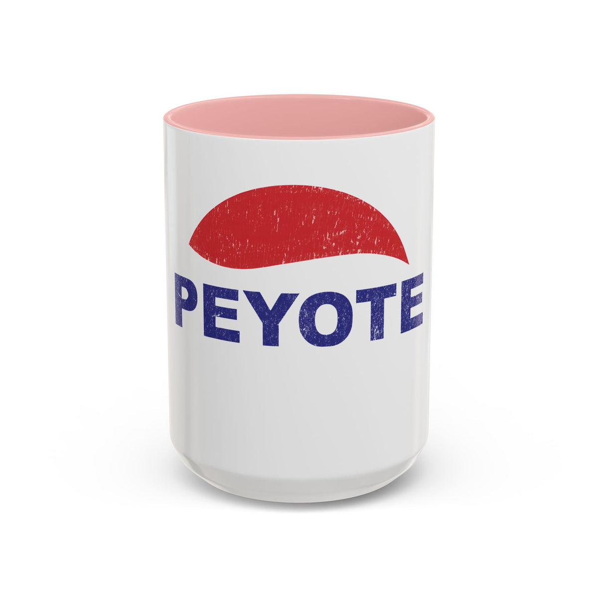 Peyote Parody Coffee Mug – Retro Distressed Graphic 11/15oz