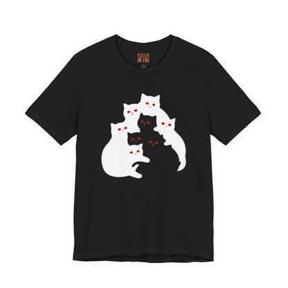 Cute Cat Family Unisex Jersey Tee