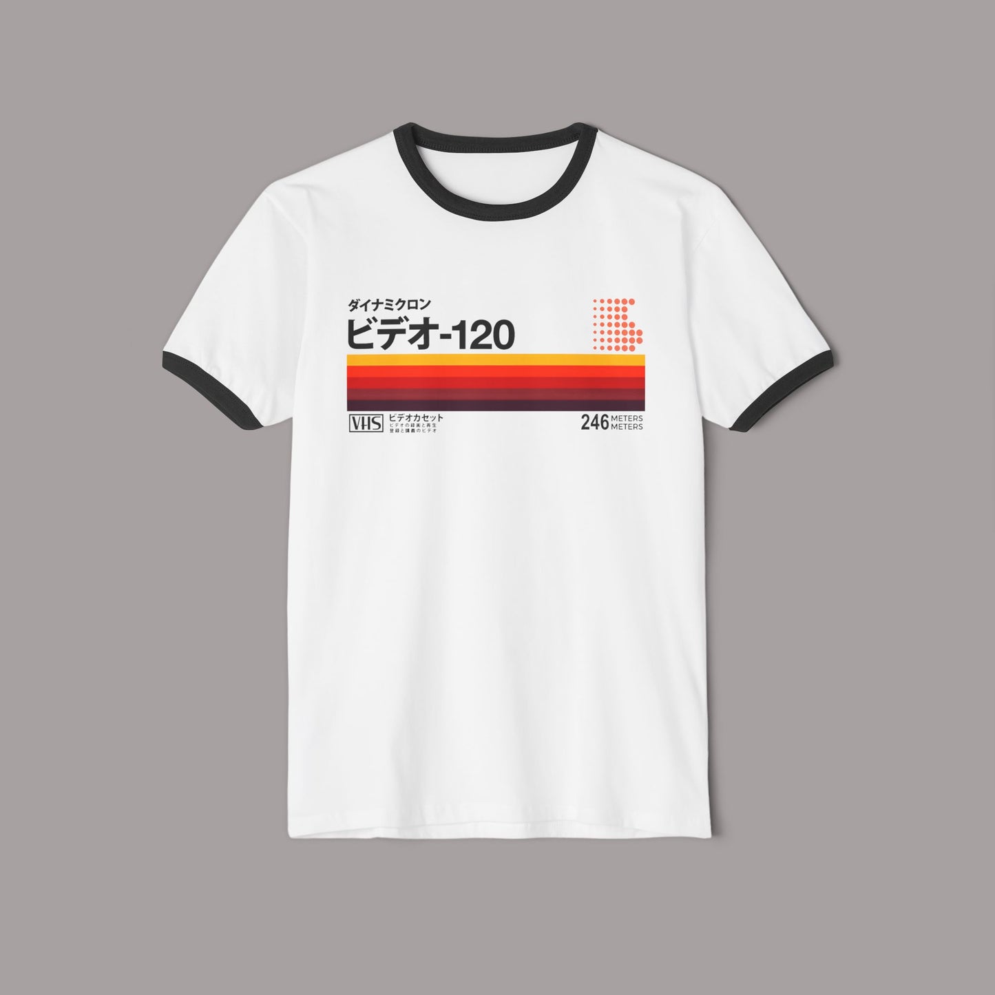 Retro Japanese VHS Tape 80's Ringer T-Shirt