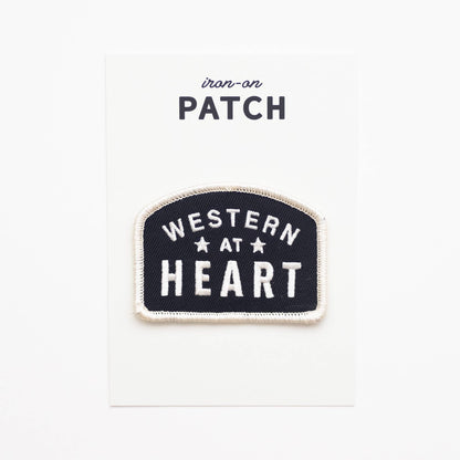 Union Made - Western at Heart Embroidered Iron on Patch