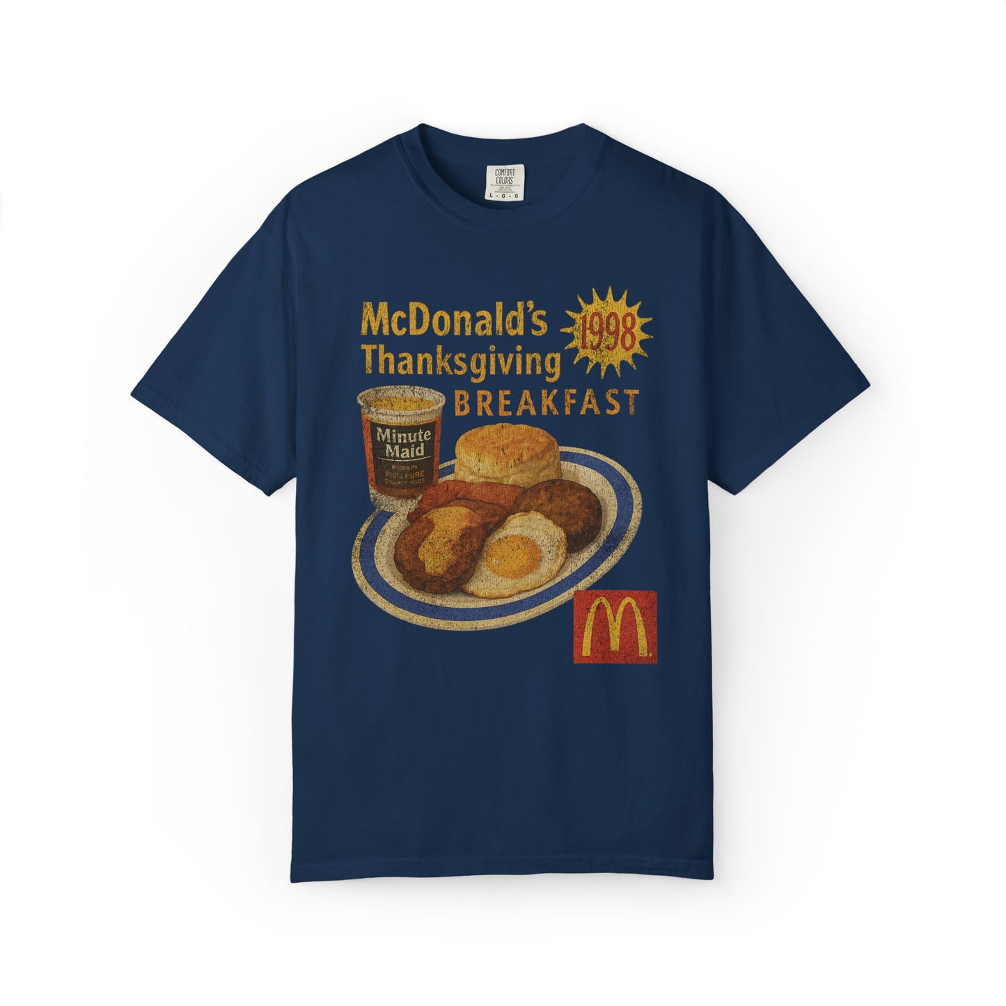 Vintage 1998 Mc Donals Thanksgiving Breakfast T-Shirt
