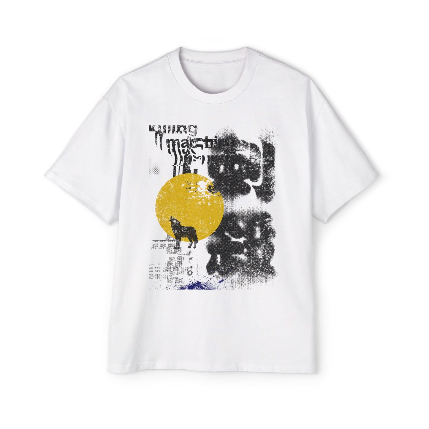 Contemporary Design Oversized Heavy Weight Graphic Tee